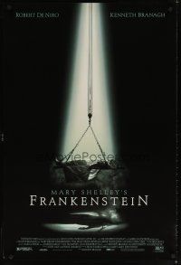 7p463 MARY SHELLEY'S FRANKENSTEIN 1sh '94 Kenneth Branagh directed, Robert De Niro as the monster!