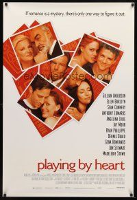 7p528 PLAYING BY HEART 1sh '98 Gillian Anderson, Ellen Burstyn, Sean Connery, Angelina Jolie!