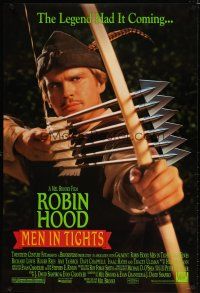 7p563 ROBIN HOOD: MEN IN TIGHTS 1sh '93 Mel Brooks directing Cary Elwes!