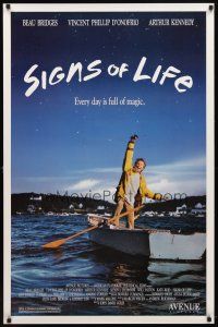 7p611 SIGNS OF LIFE 1sh '89 Beau Bridges, Vincent D'Onofrio, everday is full of magic