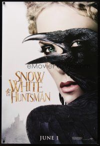 7p627 SNOW WHITE & THE HUNTSMAN teaser 1sh '12 cool image of sexy Charlize Theron!