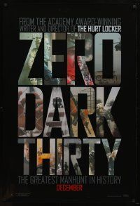 7p800 ZERO DARK THIRTY teaser DS 1sh '12 Jessica Chastain, Taylor Kinney, Scott Adkins