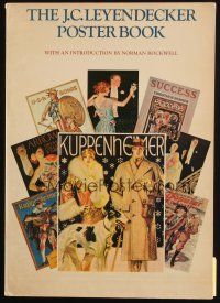 7k162 J.C. LEYENDECKER POSTER BOOK softcover book '75 filled with full-page color artwork!