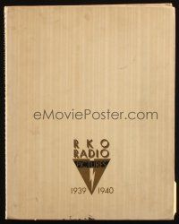 7k010 RKO RADIO PICTURES 1939-40 campaign book '39 Hunchback, Donald Duck, Laurel & Hardy + more!