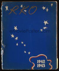 7k013 RKO RADIO PICTURES 1942-43 campaign book '42 amazing art with Bambi + 4 of best Val Lewtons!