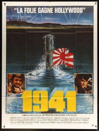 7k714 1941 style B French 1p '79 Steven Spielberg, John Belushi, different submarine periscope art!