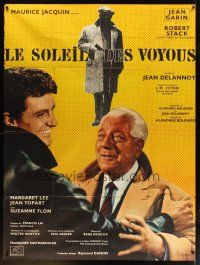 7k719 ACTION MAN French 1p '67 Jean Delannoy's Le Soleil des Voyous, Jean Gabin & Robert Stack!