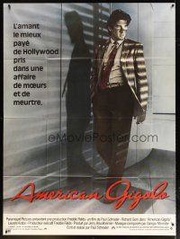 7k727 AMERICAN GIGOLO French 1p '80 male prostitute Richard Gere is being framed for murder!