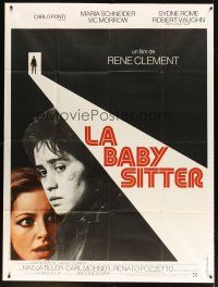 7k735 BABY SITTER French 1p '75 Maria Schneider, directed by Rene Clement, Vaissier art!