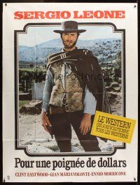 7k803 FISTFUL OF DOLLARS French 1p R80s Sergio Leone spaghetti western classic, Clint Eastwood