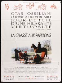 7k849 LA CHASSE AUX PAPILLONS French 1p '92 Otar Iosseliani's story of French nobility!