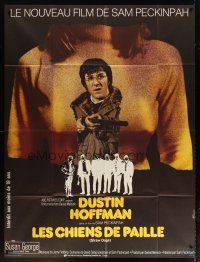 7k962 STRAW DOGS French 1p '72 Peckinpah, different art of Hoffman & Susan George by Ferracci!