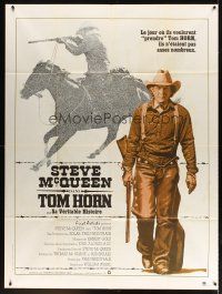 7k976 TOM HORN French 1p '80 they couldn't bring enough men to bring Steve McQueen down!