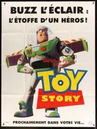 7k978 TOY STORY advance French 1p '95 Disney & Pixar cartoon, great full-length image Buzz!