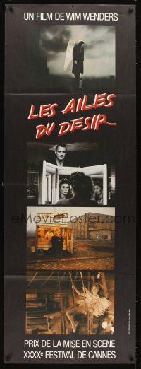 7k711 WINGS OF DESIRE French door-panel '87 Wim Wenders German fantasy, Bruno Ganz, Peter Falk