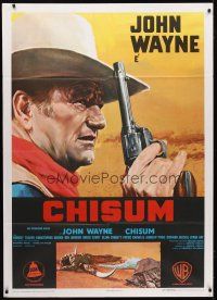 7k534 CHISUM Italian 1p '70 Andrew V. McLaglen, Forrest Tucker, The Legend big John Wayne!