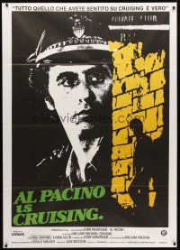 7k540 CRUISING green title Italian 1p '80 William Friedkin, Al Pacino pretends to be gay, different!