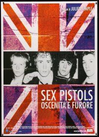 7k563 FILTH & THE FURY Italian 1p '00 Julien Temple Sex Pistols punk rock documentary!