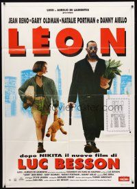 7k626 PROFESSIONAL Italian 1p '95 Luc Besson's Leon, Jean Reno, youngest Natalie Portman!