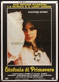 7k649 SPRING SYMPHONY Italian 1p '85 great close up of beautiful Nastassja Kinski!