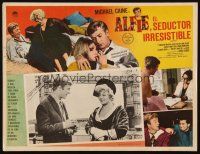 7k254 ALFIE Mexican LC '66 close up of Michael Caine & Shelley Winters!