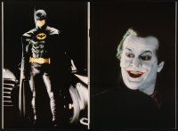 7k159 BATMAN poster book '89 contains lots of great full-color images from the movie!