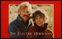 7k195 ELECTRIC HORSEMAN promo brochure '79 Sydney Pollack, Robert Redford & Jane Fonda, different!