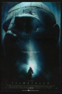 7k265 PROMETHEUS lenticular mini poster '12 Ridley Scott sci-fi, exclusive WonderCon edition!