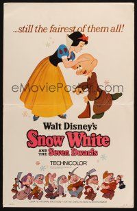 7k419 SNOW WHITE & THE SEVEN DWARFS WC R67 Walt Disney animated cartoon fantasy classic!
