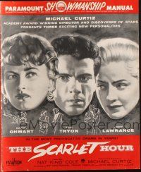 7k094 SCARLET HOUR pressbook '56 Michael Curtiz, Carol Ohmart, Tom Tryon, Jody Lawrance
