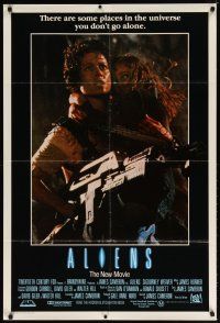 7m339 ALIENS Aust 1sh '86 James Cameron, there are some places in the universe you don't go alone!