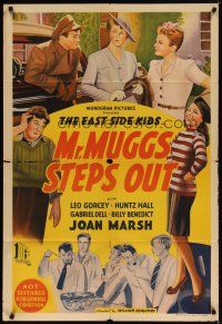 7m386 MR MUGGS STEPS OUT Aust 1sh '43 East Side Kids, Leo Gorcey, Huntz Hall, Joan Marsh!