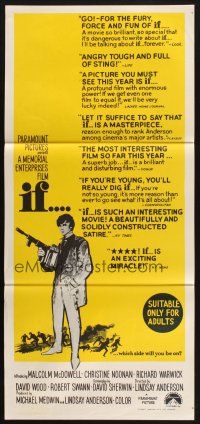 7m646 IF Aust daybill '69 introducing Malcolm McDowell, Christine Noonan!