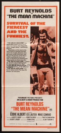 7m691 LONGEST YARD Aust daybill '74 Robert Aldrich prison football sports comedy, Burt Reynolds!