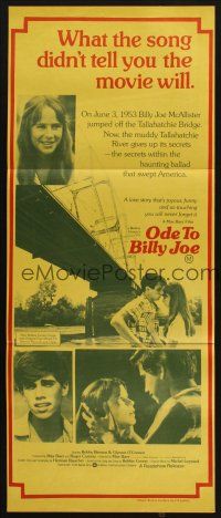 7m754 ODE TO BILLY JOE Aust daybill '76 Robby Benson & Glynnis O'Connor, based on Gentry song!