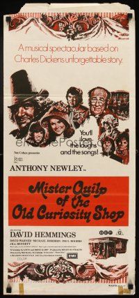 7m757 OLD CURIOSITY SHOP Aust daybill '75 Charles Dickens, a merry feast of musical delights!