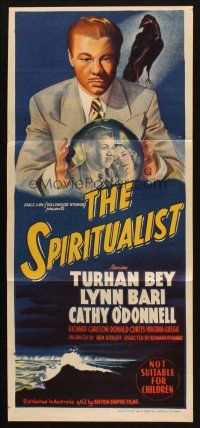 7m439 AMAZING MR. X Aust daybill '48 Turhan Bey, power of terror in his hands, the Spiritualist!