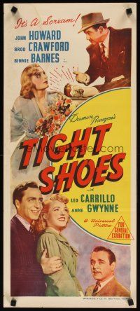 7m920 TIGHT SHOES Aust daybill '41 Binnie Barnes, from Damon Runyon story, different!
