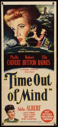 7m922 TIME OUT OF MIND Aust daybill '47 Phyllis Calvert, Robert Hutton, directed by Siodmak!