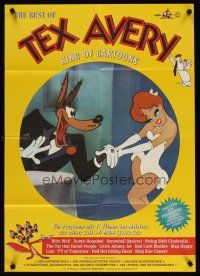 7m232 BEST OF TEX AVERY German '80s the Wolf leers at Red Hot Riding Hood, Droopy!