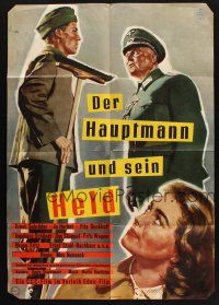 7m236 CAPTAIN & HIS HERO German '55 Max Nosseck's Der Hauptmann und sein Held Eden art of Nazis!