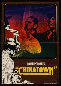 7m239 CHINATOWN German '74 classic image of Jack Nicholson's nose being cut by Roman Polanski!