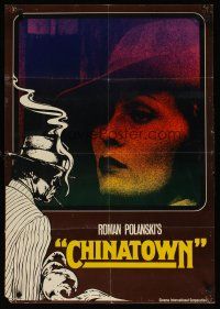 7m241 CHINATOWN German '74 Roman Polanski directed classic, cool close up of Faye Dunaway!