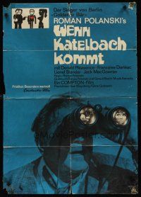 7m246 CUL-DE-SAC blue style German '66 Roman Polanski, Donald Pleasance, Francoise Dorleac!