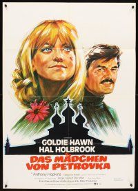 7m266 GIRL FROM PETROVKA German '74 Russian Goldie Hawn loves American reporter Hal Holbrook!