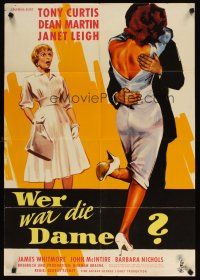 7m331 WHO WAS THAT LADY German '60 Janet Leigh, great Hans Braun artwork!
