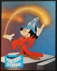 7m114 FANTASIA 9 set B French LCs R70s great image of Mickey Mouse & others, Disney cartoon classic!