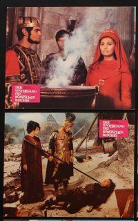 7m146 FALL OF THE ROMAN EMPIRE 16 German LCs '64 Anthony Mann, Sophia Loren, gladiator action!