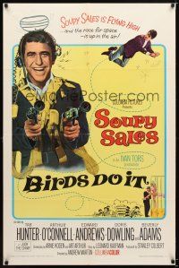 7r232 BIRDS DO IT 1sh '66 zany Soupy Sales with wacky space ray guns!