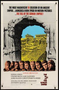 7r379 FALL OF THE ROMAN EMPIRE style A 1sh '64 Anthony Mann directed, Sophia Loren, art of Rome!